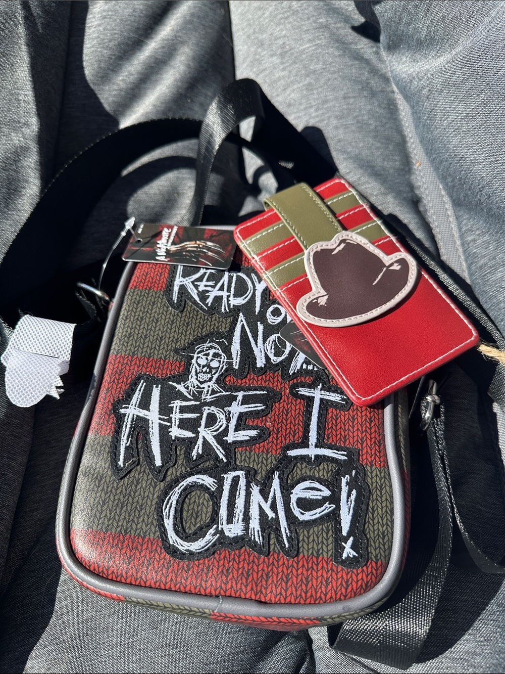 Nightmare on Elm Street Graphic Messenger Bag with matching wallet